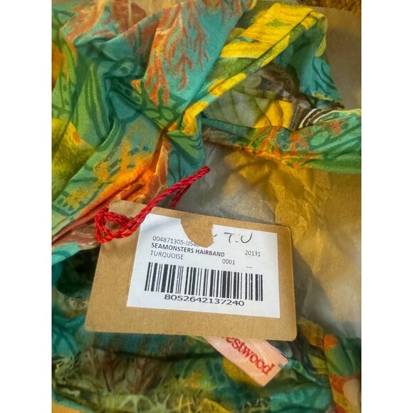 Vivienne Westwood floral headband Turquoise main image 5